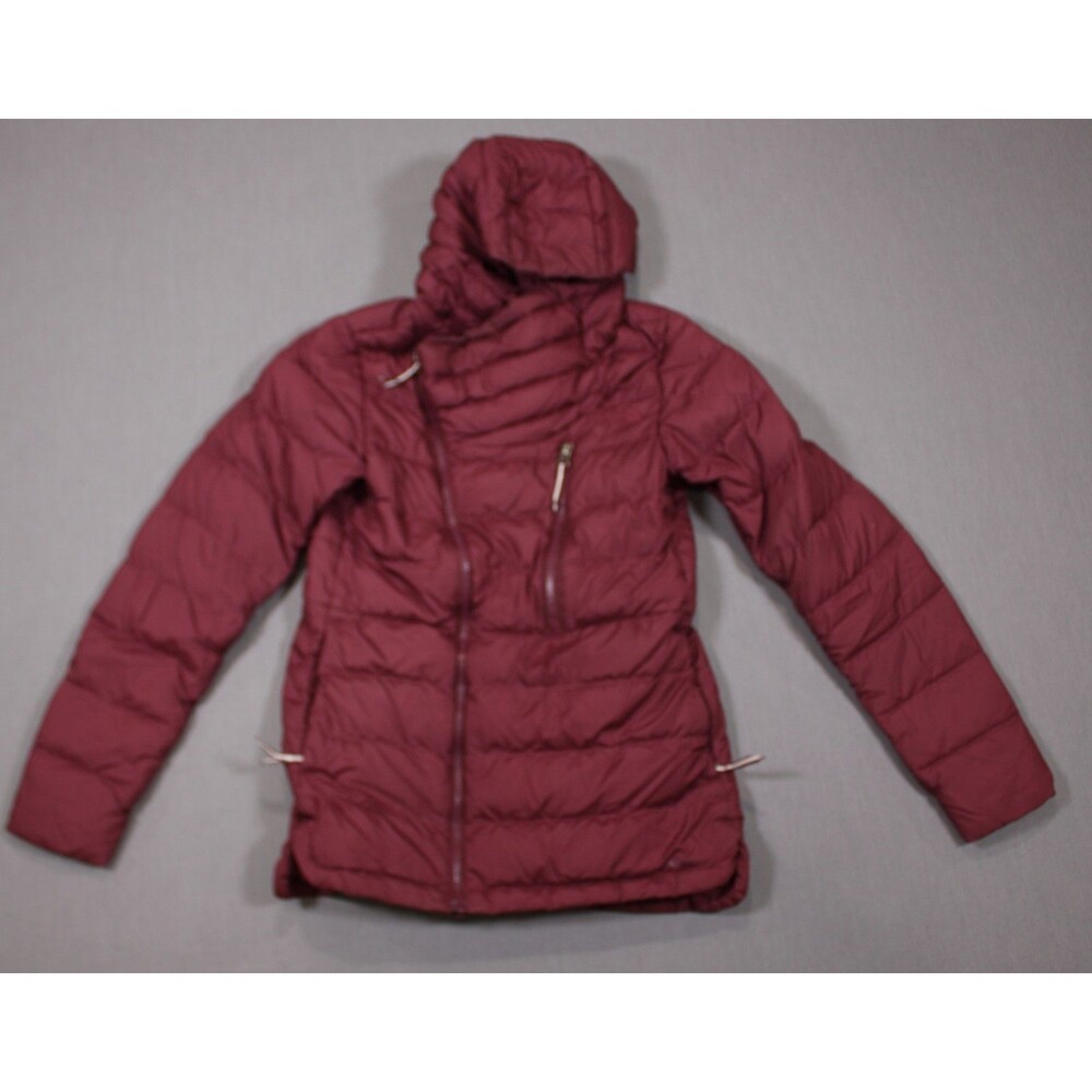 The North Face NICHE Jacket Womens XS Maroon Puffer Goose Down Hooded 550 XS